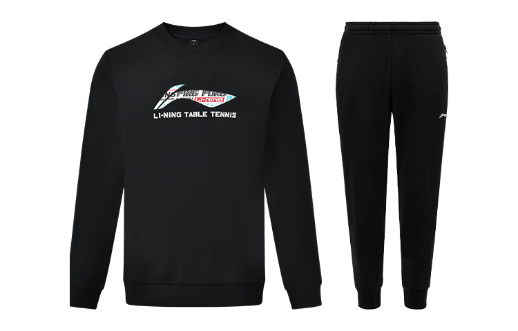 

Комплект худи LiNing Unisex черный+черный