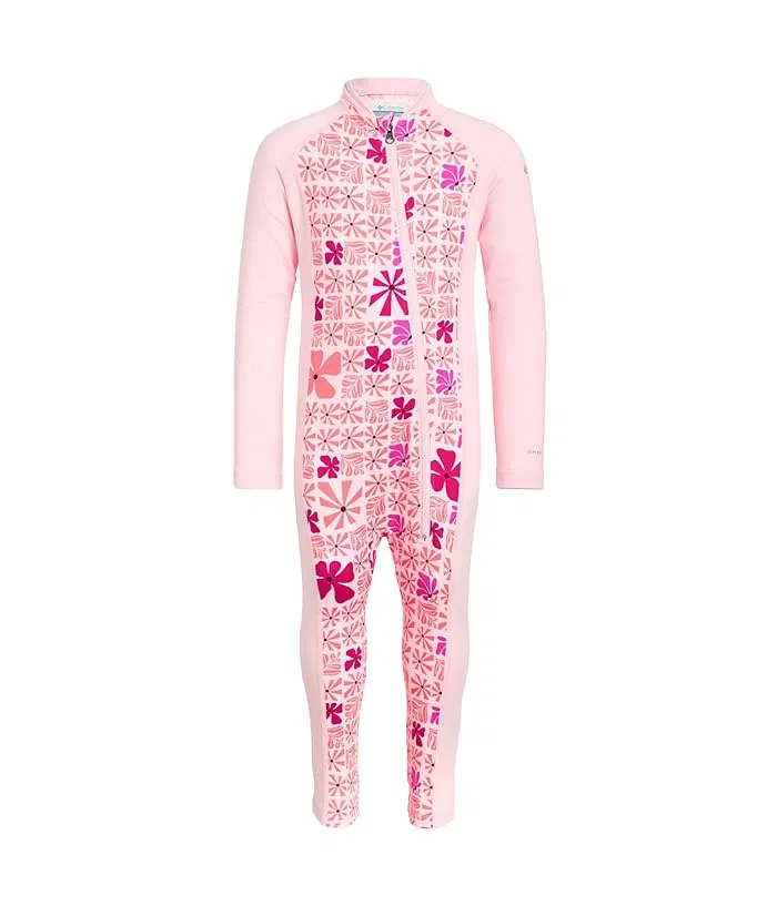 Комбинезон с защитой UPF 50 Sandy Shores II Columbia Kids, Satin Pink Sunbursts/Satin Pink