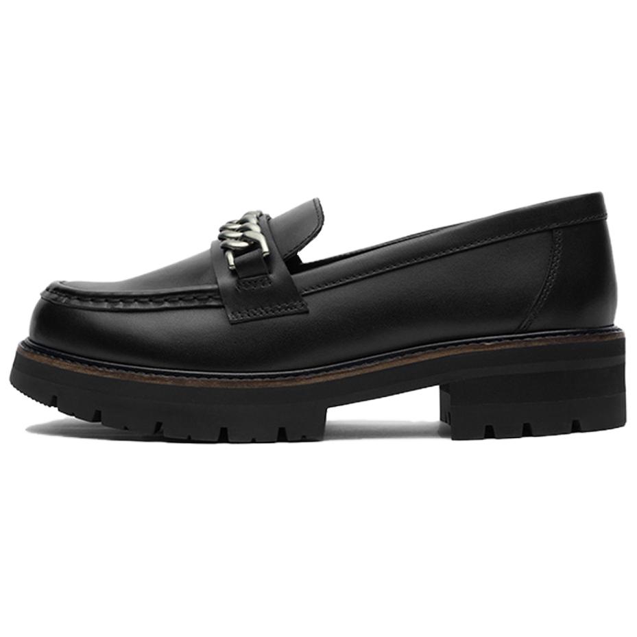 Clarks Лоферы женские 3,5 см, черные