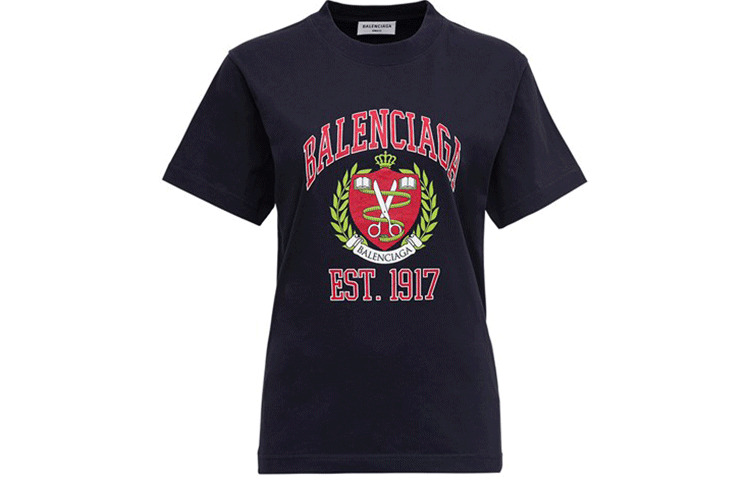 

Женская футболка Balenciaga, синий