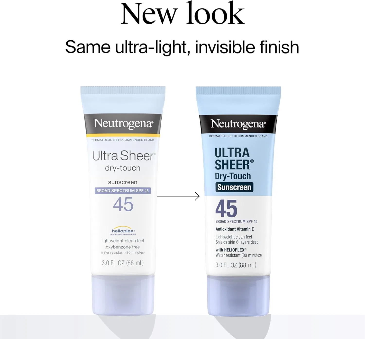 Солнцезащитный лосьон Ultra Sheer Dry-Touch Neutrogena SPF 45, 3x 89 мл — фото 2