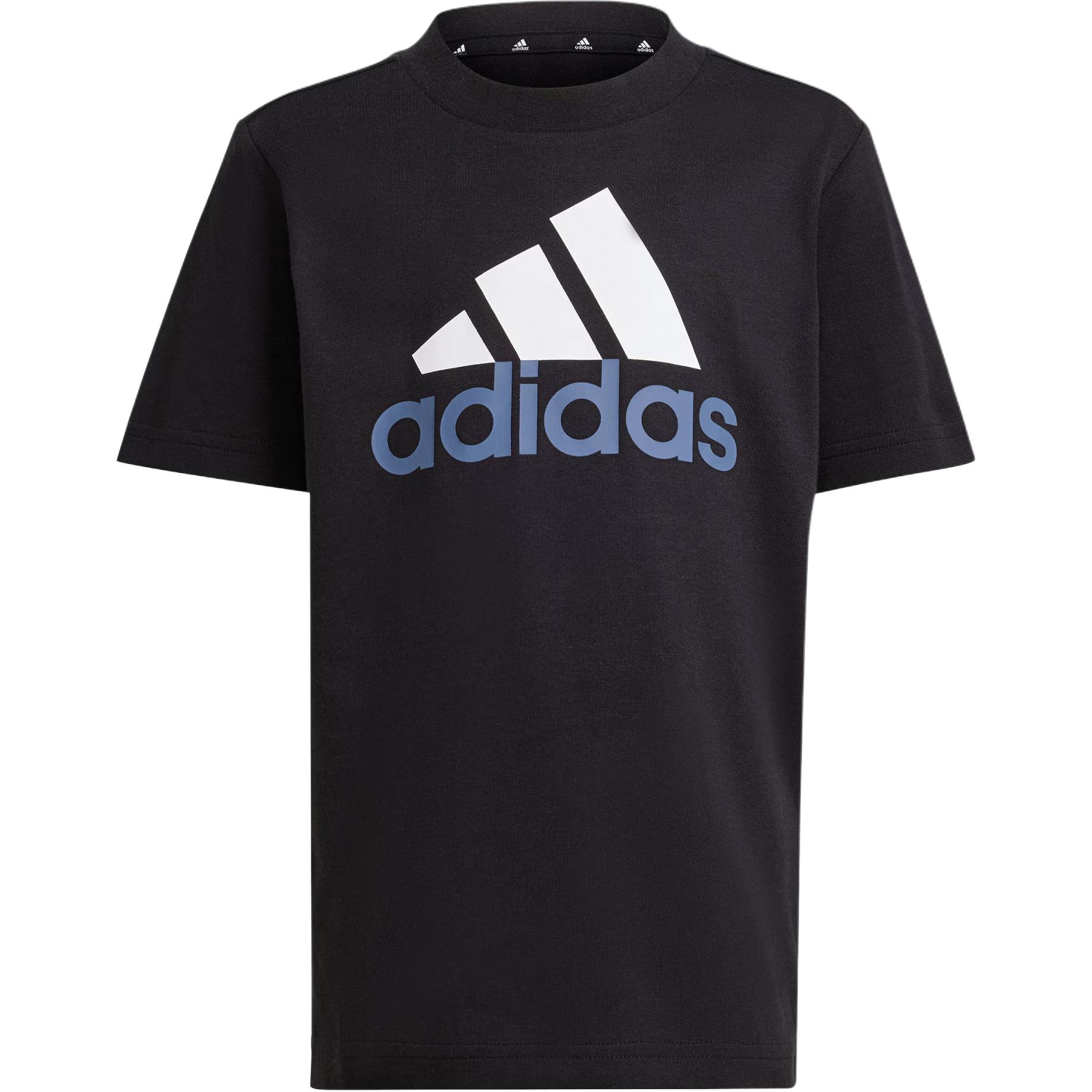 Повседневный спортивный костюм LK BL CO T SET для детей 3-7 лет Adidas, черный — фото 3