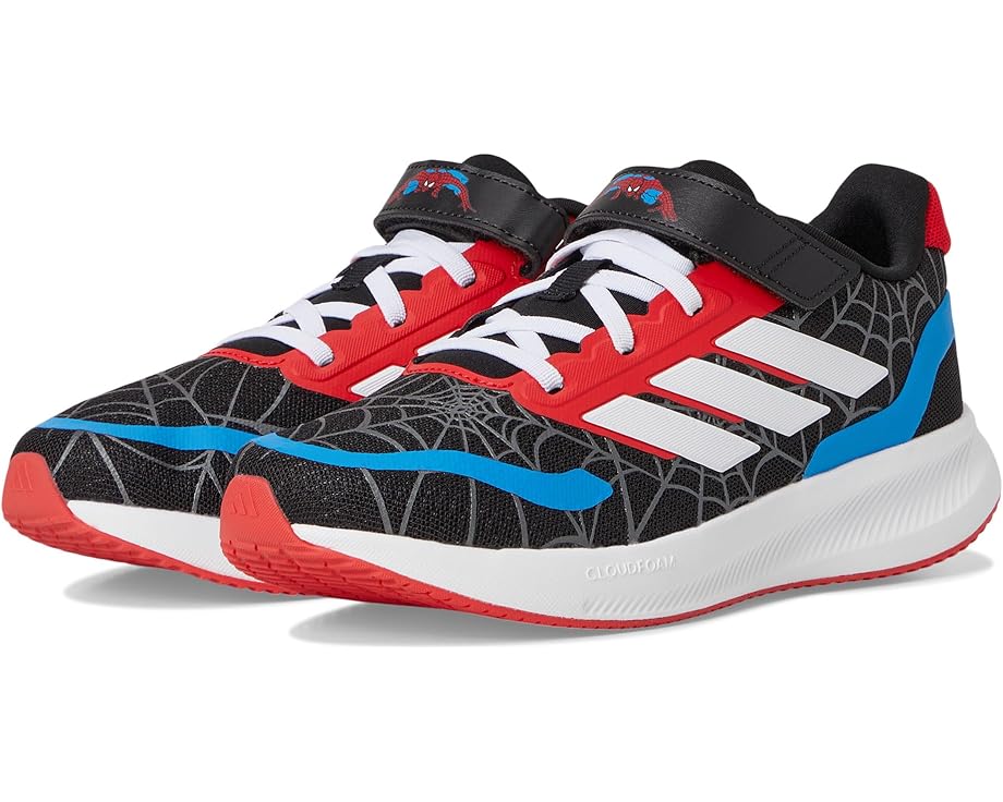 

Кроссовки adidas Kids Marvel Spider-Man Run Falcon Shoes, цвет Black/White/Pure Ruby