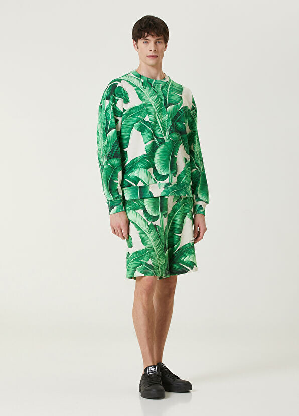 Толстовка с узором Banano Dolce&Gabbana, зеленый — фото 2