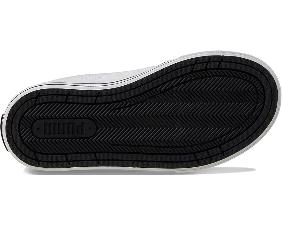 Кроссовки Unisex PUMA Kids Court Classic Vulc Hook And Loop, цвет Puma White-puma Black — фото 3