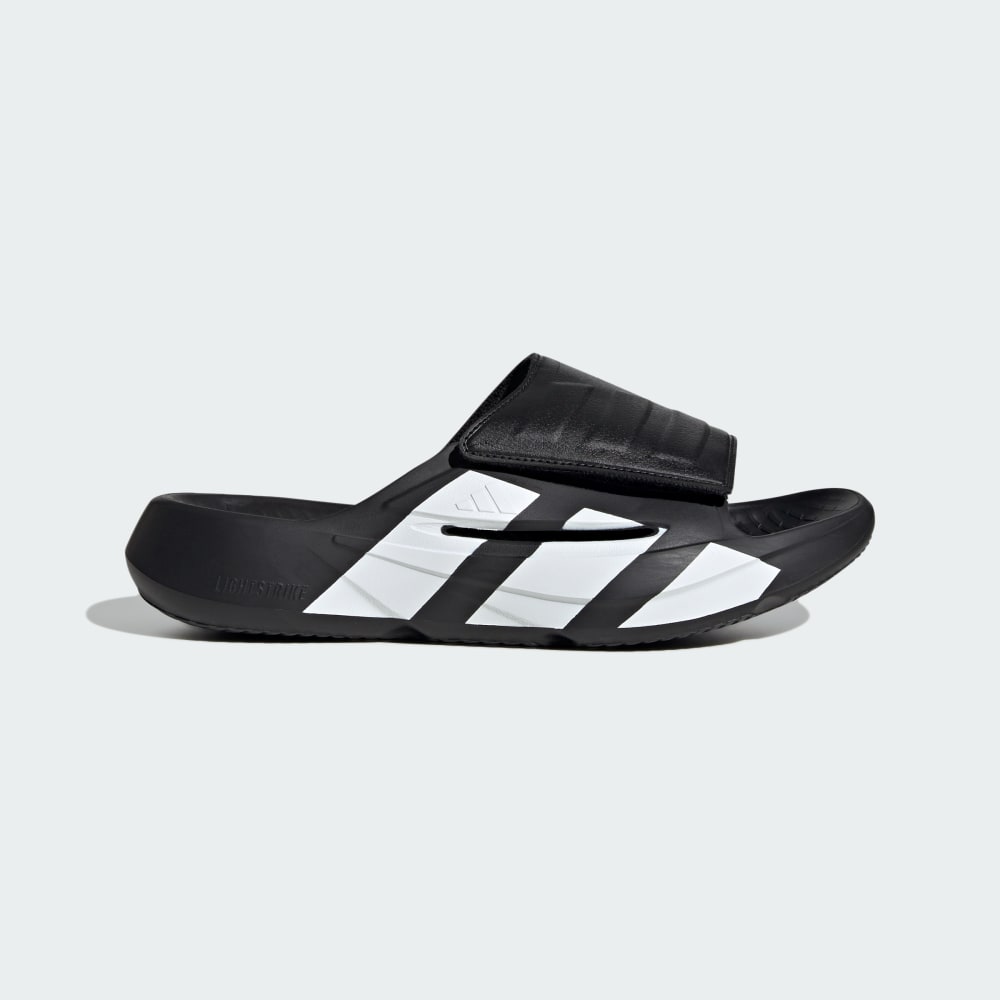

Шлепанцы Adidas Lightblaze Slides, цвет Core Black/Cloud White/Cloud White