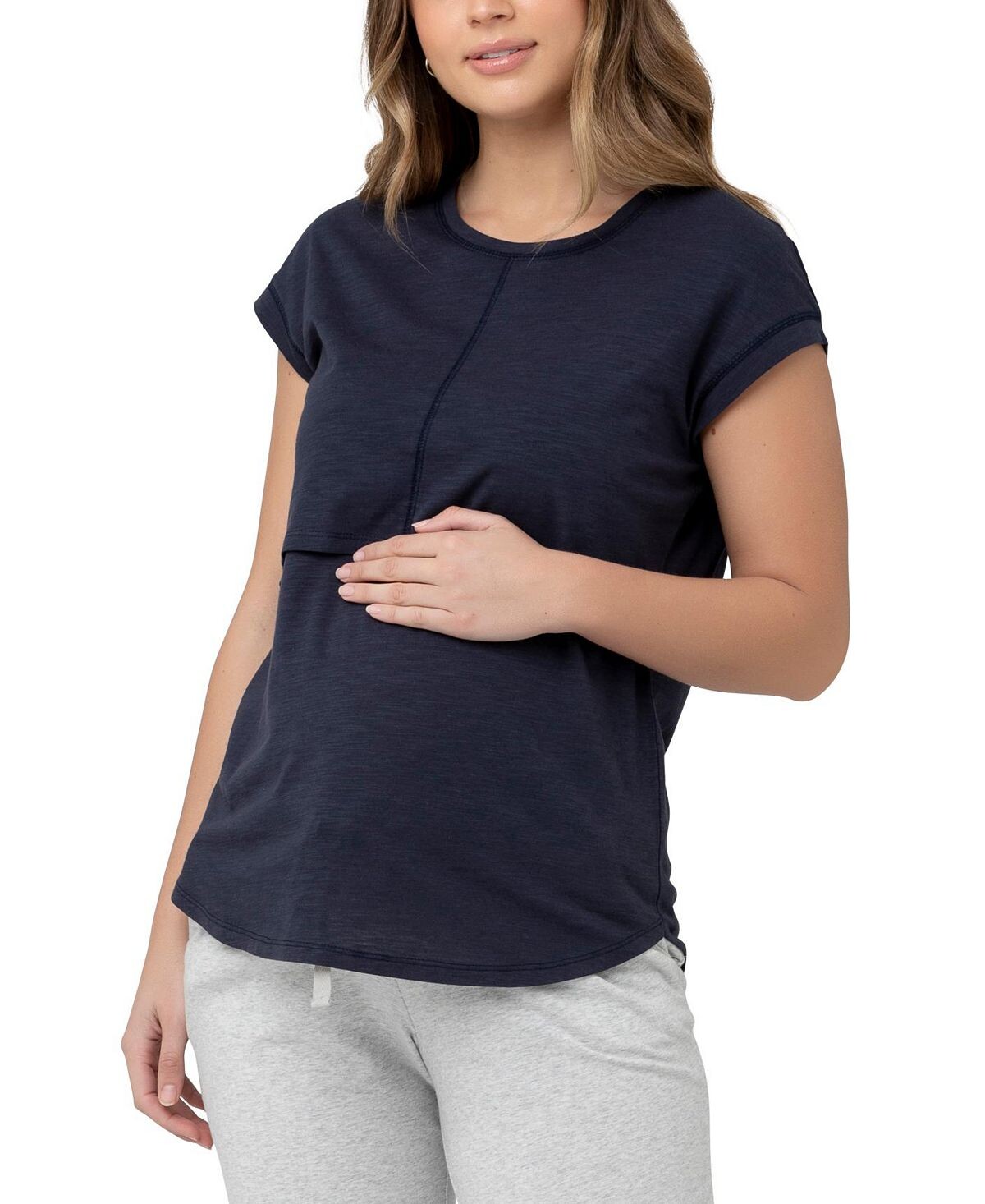 

Футболка для беременных Richie для кормящих мам Ripe Maternity