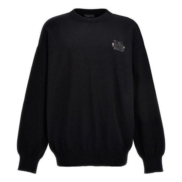 

Свитер gaffer oversized sweatshirt 'black' Balenciaga, черный