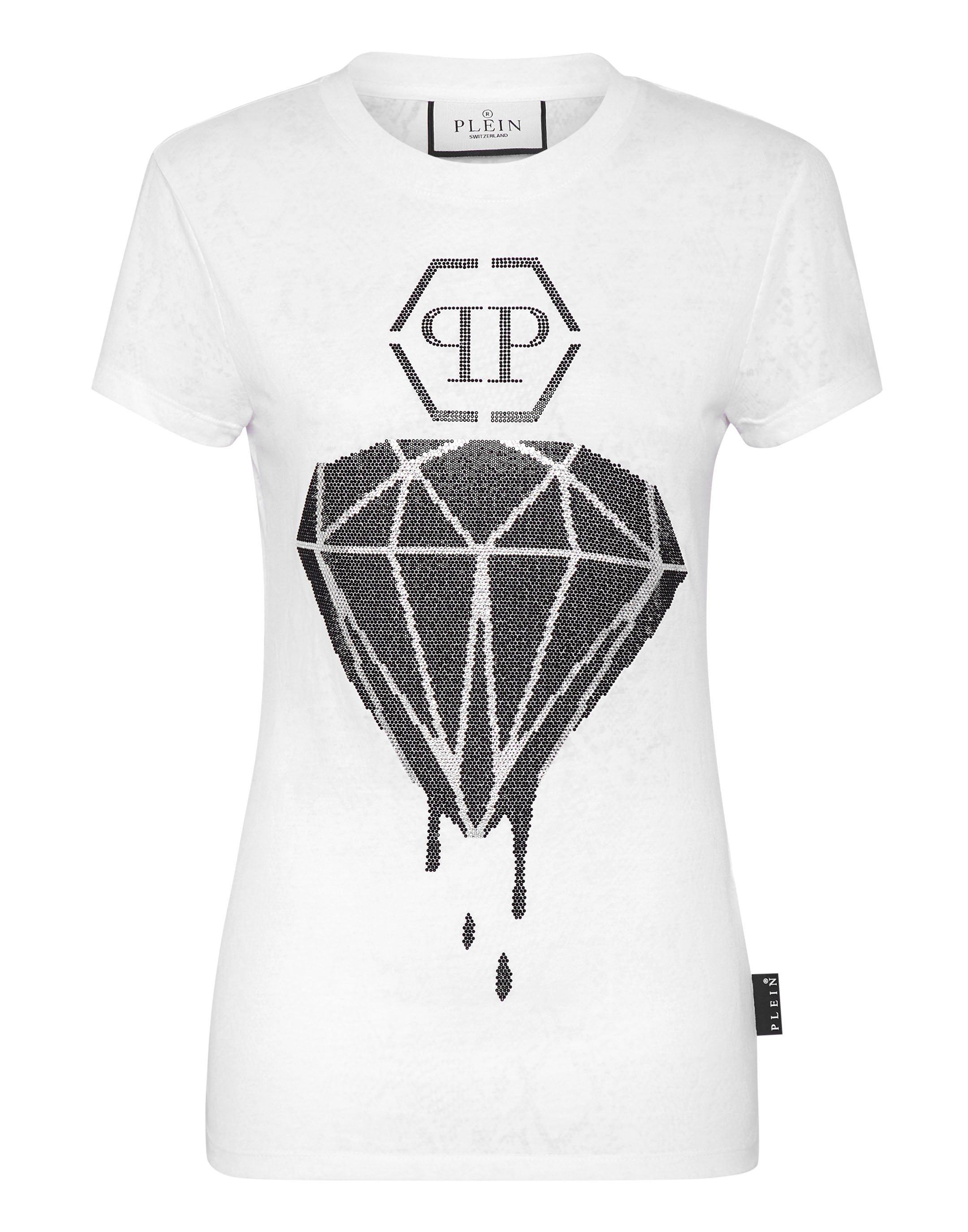 

Футболка с круглым вырезом Sexy Pure Fit PHILIPP PLEIN, белый