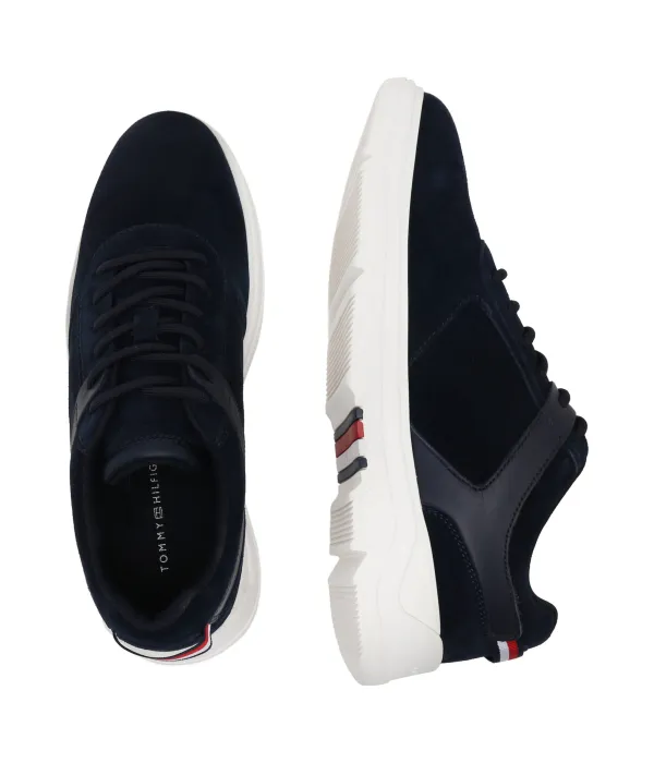 Кроссовки Hilfiger core из кожи Tommy Hilfiger, синий — фото 4