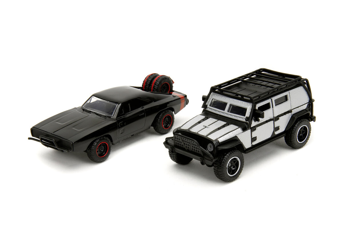

JADA FAST AND FURIOUS JEEP WRANGLER + DODGE CHARGER 2 КОМПЛЕКТА 1:32 2014 г.