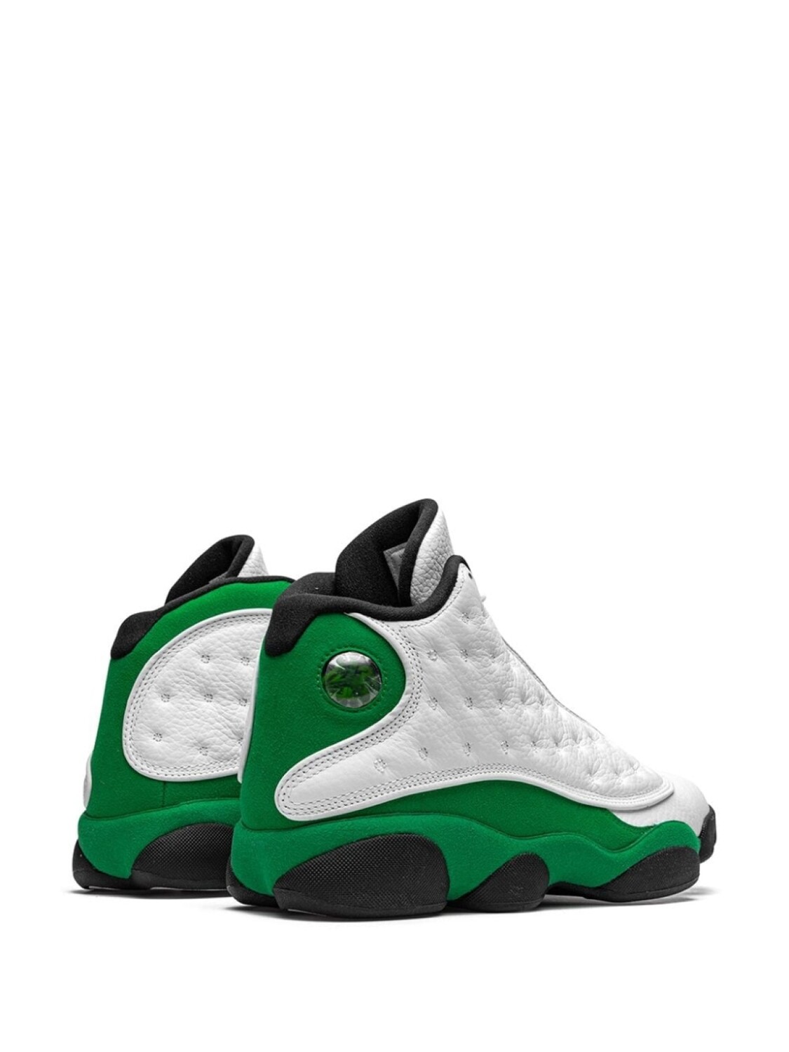 Кроссовки Air 13 Lucky Green Jordan, белый — фото 3