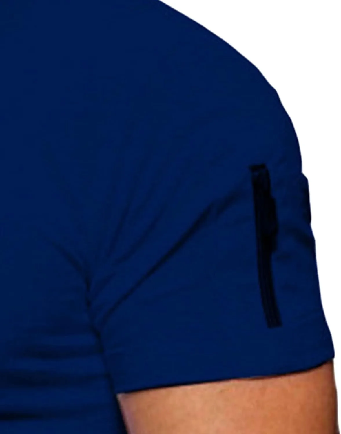 Мужская футболка V-образным вырезом Slim Fit — фото 3