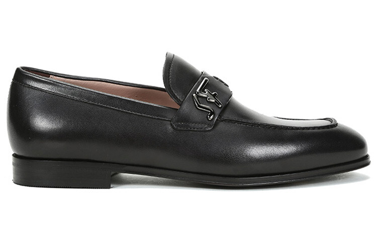 Мужские повседневные мужские низкие черные Ferragamo — фото 2
