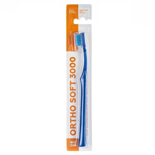 

Зубная щетка Ortho Soft 3000, Ортодонтическая зубная щетка Woom