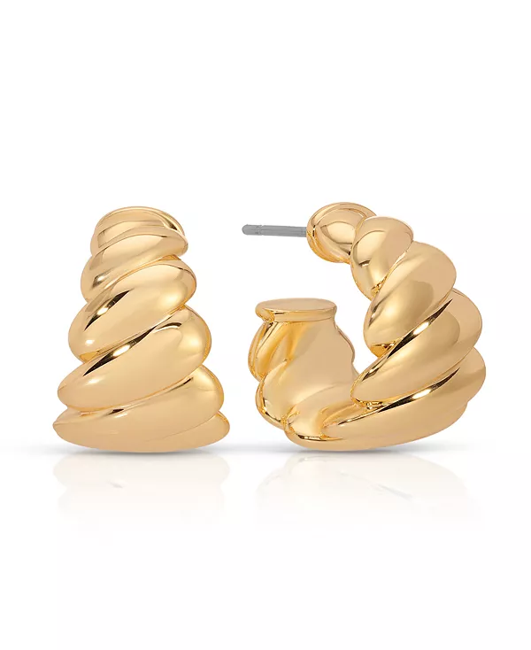 

Серьги-Кольца «Поворот судьбы» Ettika, gold