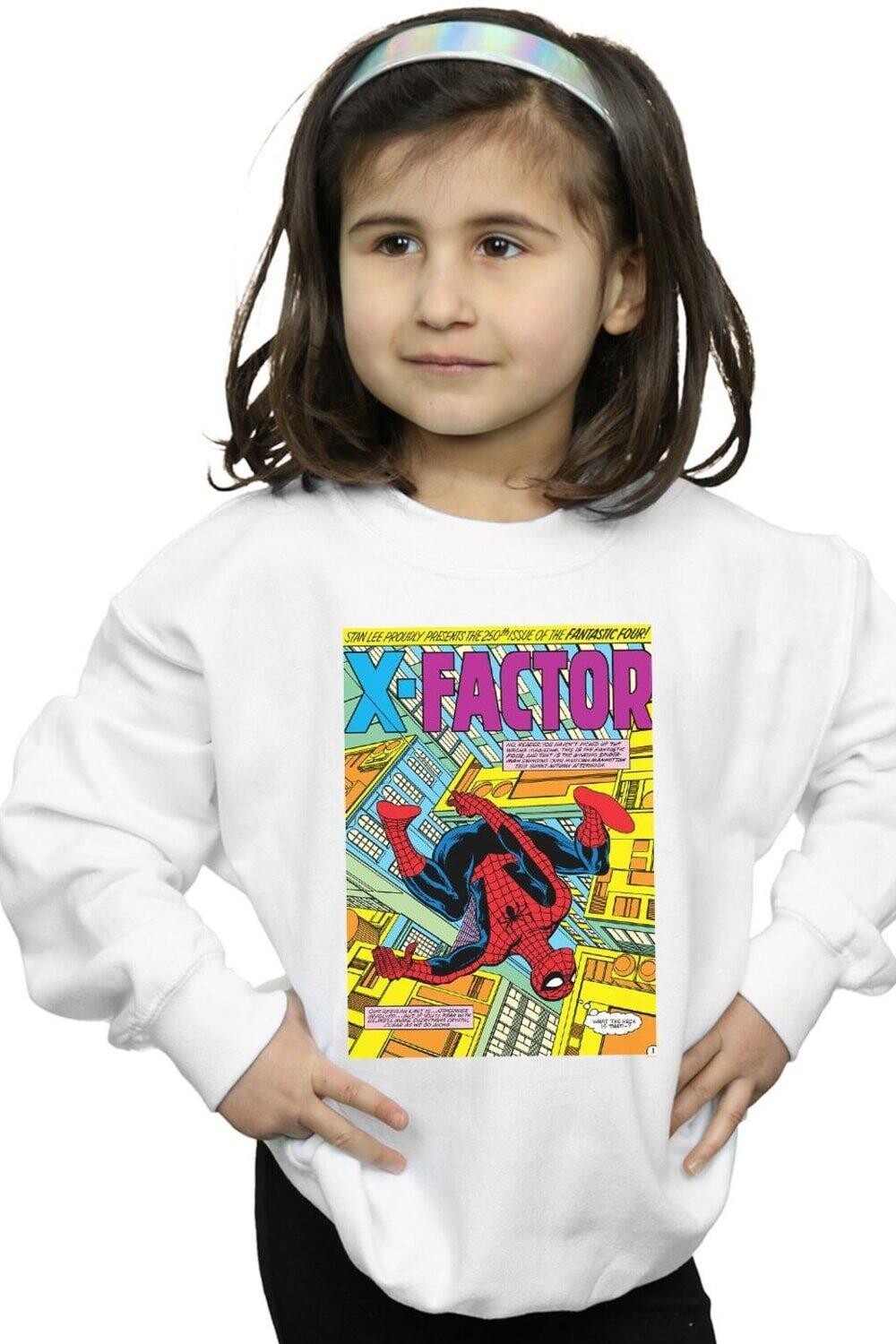 

Толстовка с чехлом Spider-Man X Factor Marvel, белый