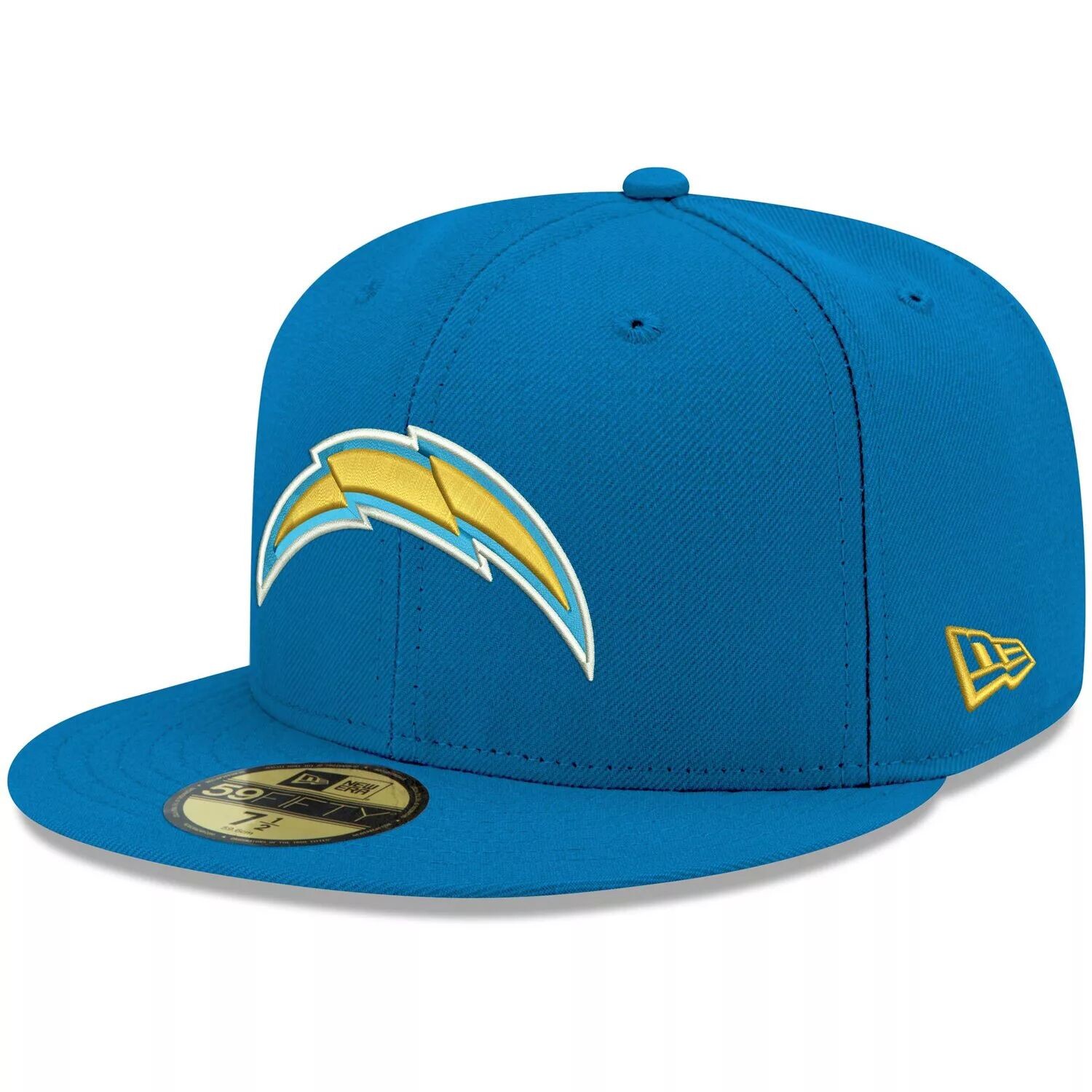 

Мужская облегающая шляпа New Era Powder Blue Los Angeles Chargers Team Basic 59FIFTY