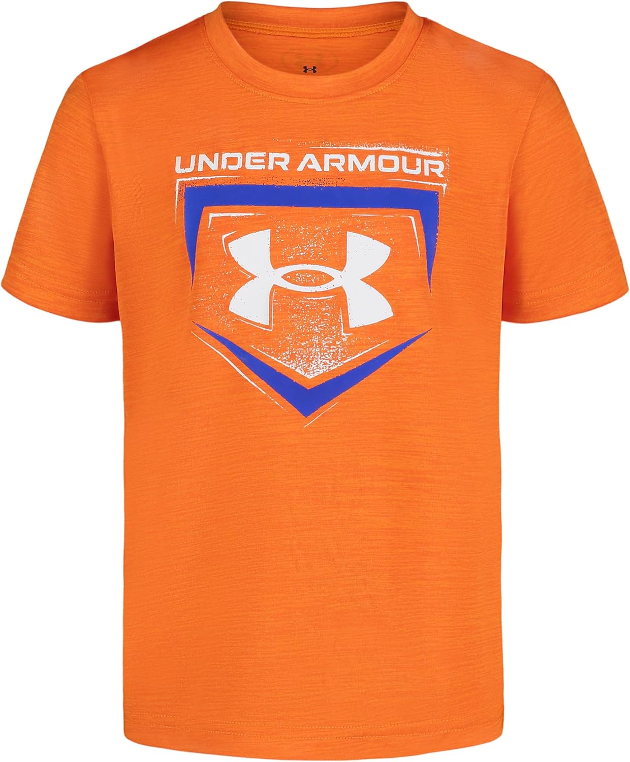 

Детская футболка Under Armour с коротким рукавом и круглым вырезом, легкая и дышащая., Atomic Homeplate