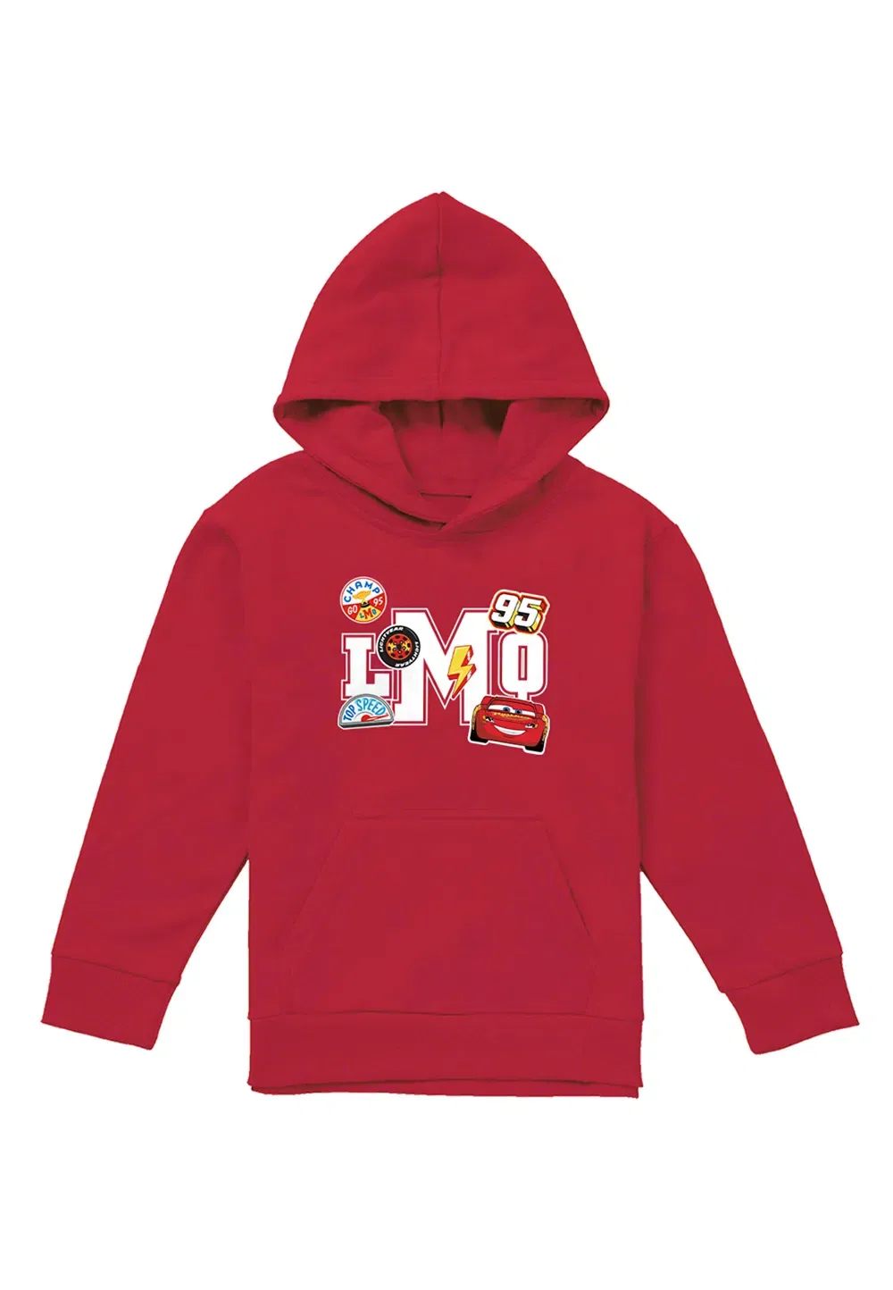 Детская худи Disney Lmq Badges, красная, красный