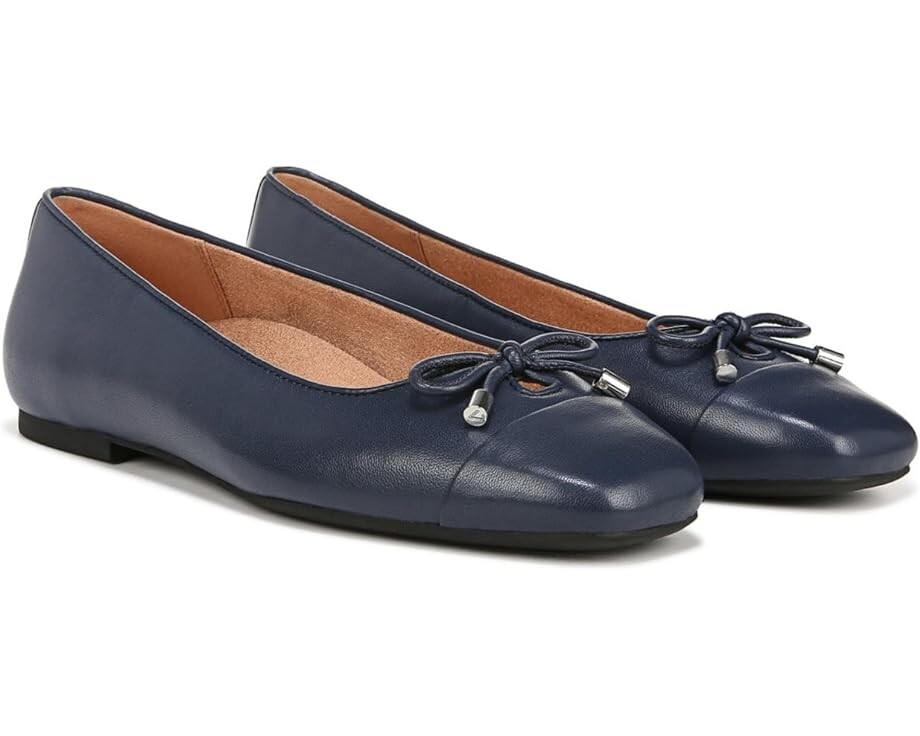 Туфли на плоской подошве VIONIC Klara, цвет Navy Nappa Leather