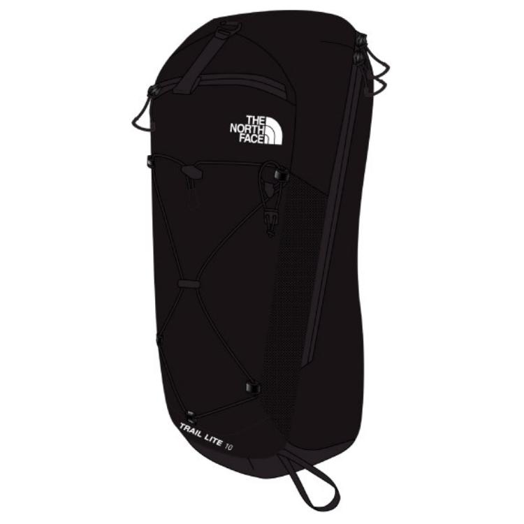

THE NORTH FACE 10-литровый альпинистский рюкзак из нейлона черный унисекс, Black