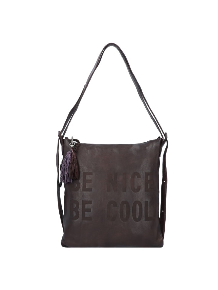 

Сумка через плечо TASCHENDIEB Leder 33 cm, цвет schoko