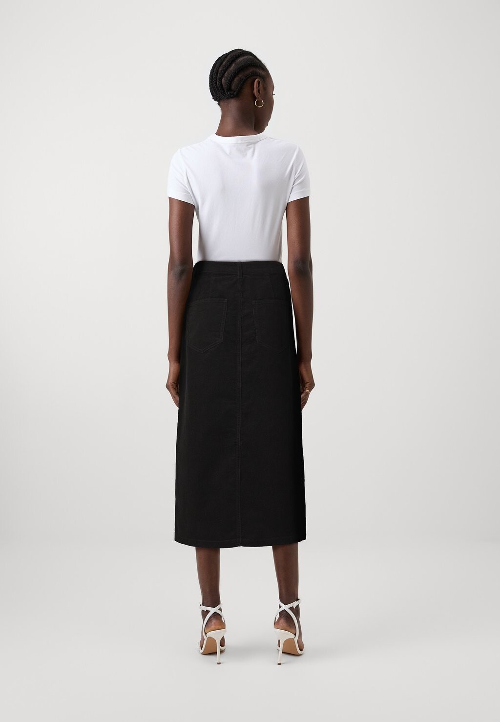 

Юбка А-силуэта ONLMOXIE SLIT SKIRT ONLY, черный