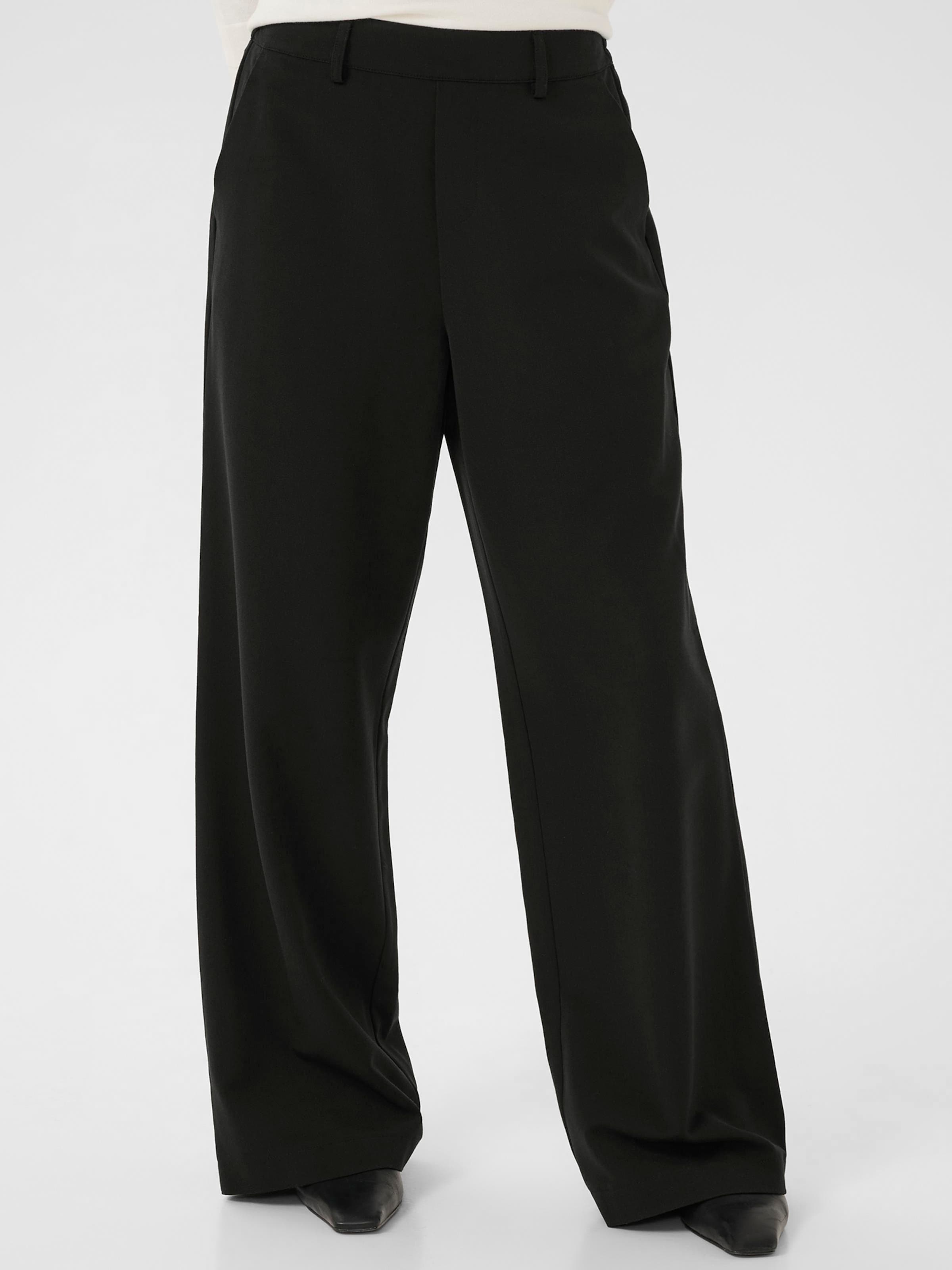 

Kaffe Широкие брюки 'KAValley' в черном цвете