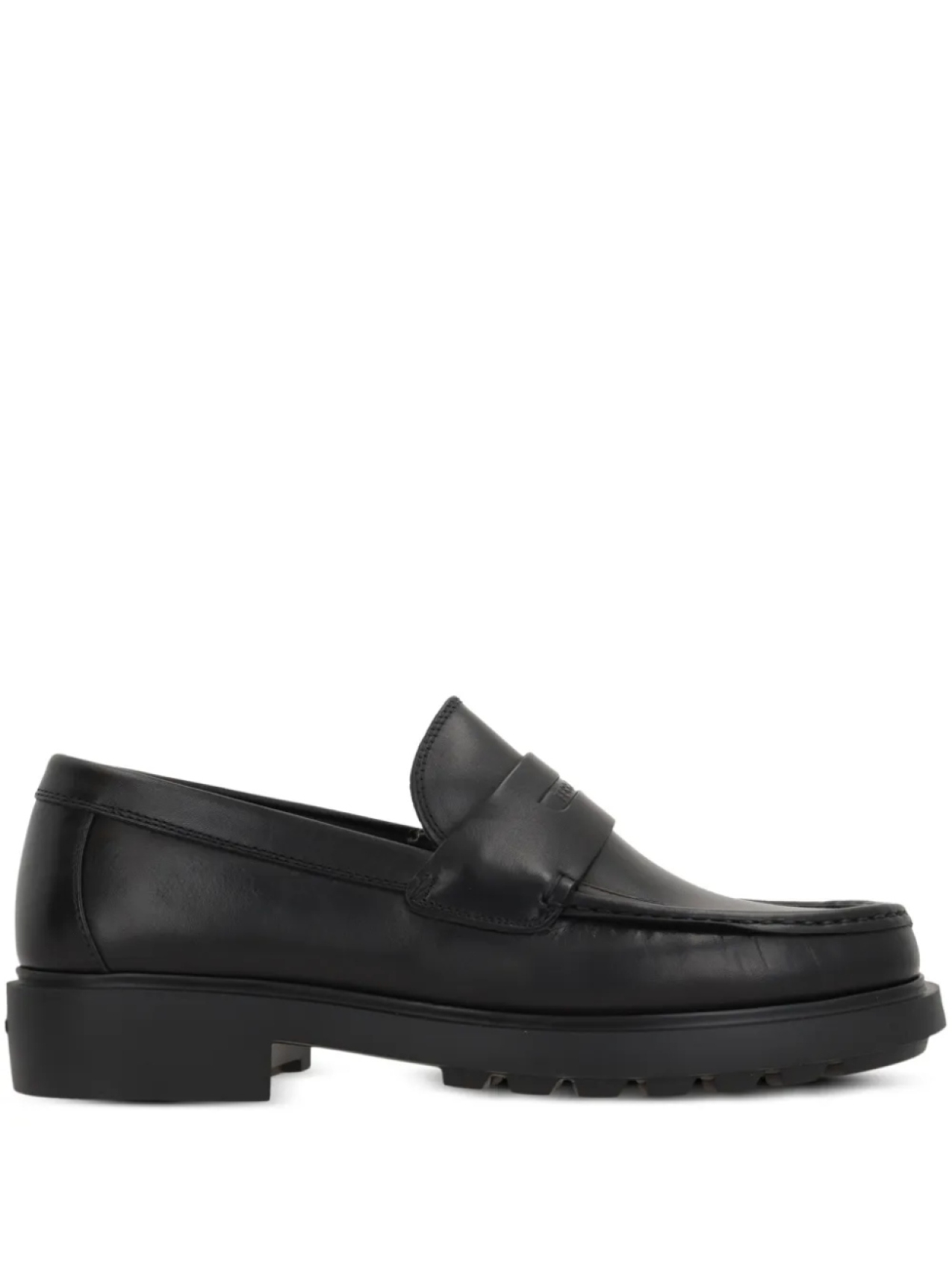 

Кожаные мокасины Ferragamo, черный