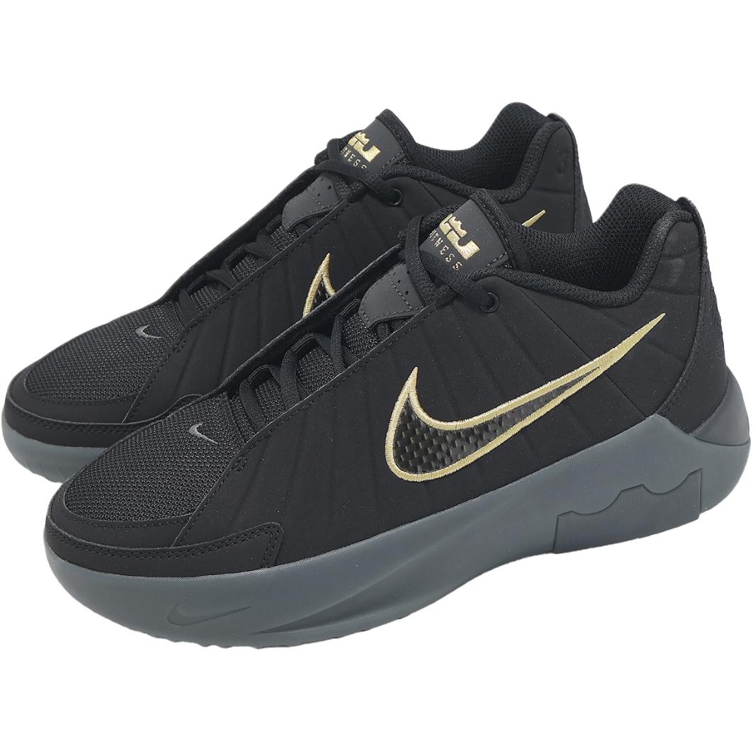 Nike LEBRON WITNESS IX Slip Resistant And Breathable Support Low top Детские баскетбольные кроссовки Black Yellow Подростки — фото 4