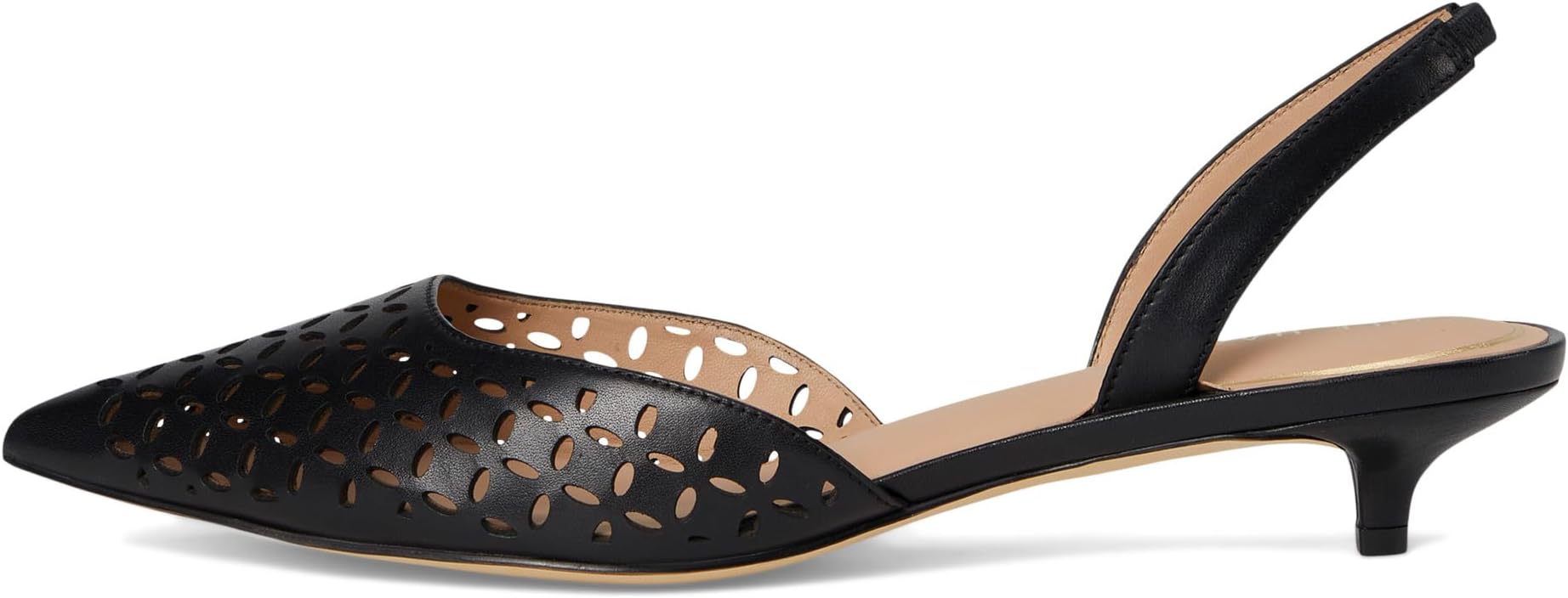 Балетки Cole Haan Gilda Pumps, цвет Black Perforated Leather — фото 4