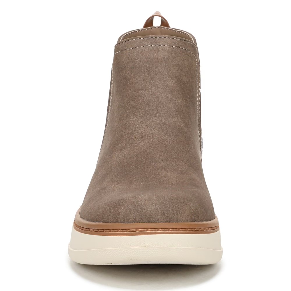 Очаровательные ботильоны на танкетке Blowfish Malibu, цвет woodsmoke brown faux suede — фото 3
