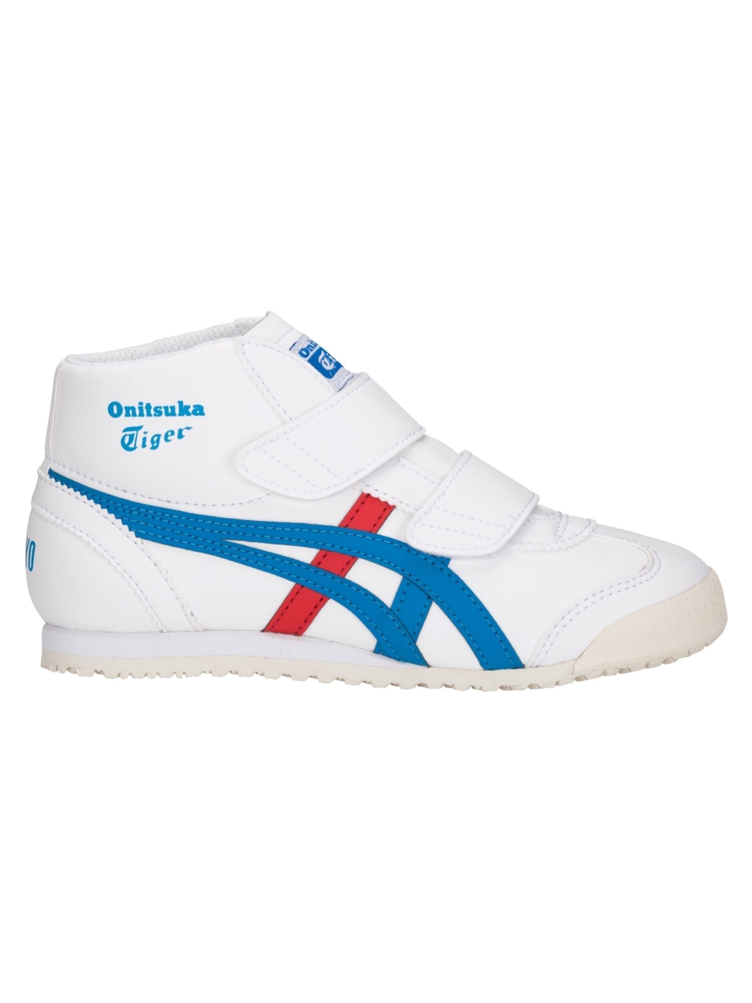 Кроссовки MEXICO Mid Runner KIDS Onitsuka Tiger, WHITE/BLUE — фото 2