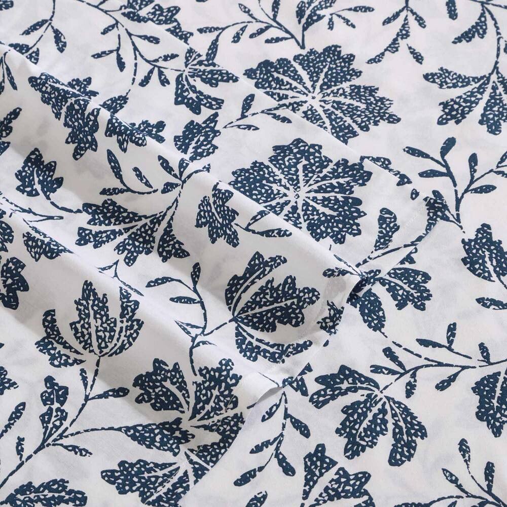 

Комплект хлопкового постельного белья Eddie Bauer, цвет Woodblock Floral Blue