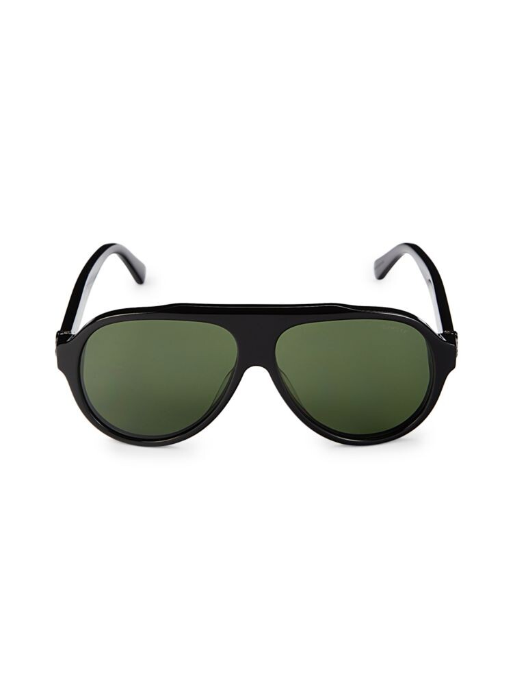 

Овальные солнцезащитные очки 59MM Moncler, черный
