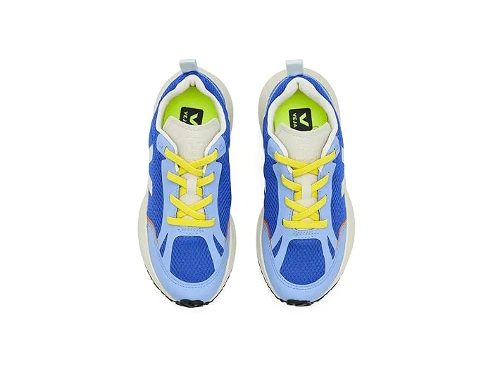 Кроссовки recycled polyester Small Canary VEJA Kids, Dawn Mist/Egret — фото 3