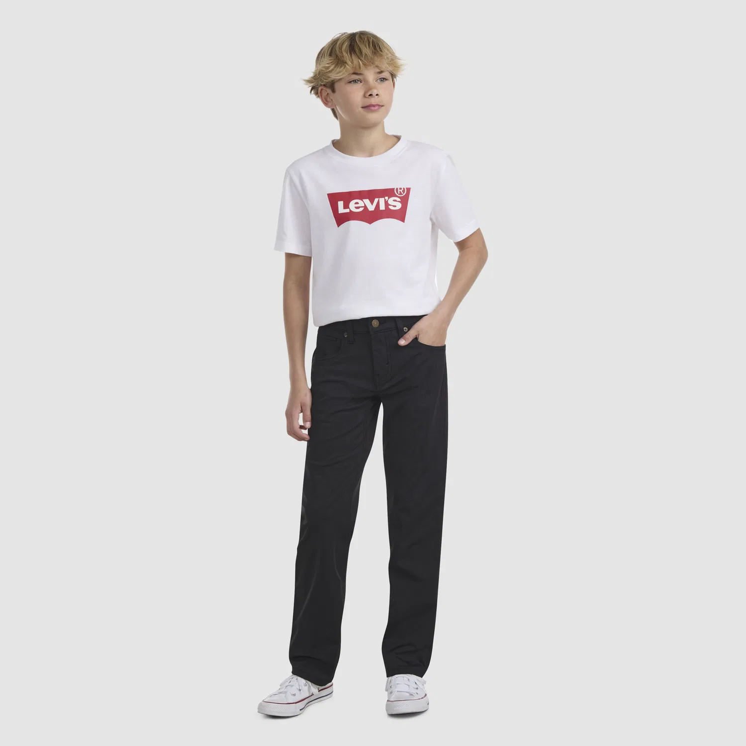 Технологичные брюки 511 Slim Fit для мальчиков 8-20 лет Levi's, Jet Black