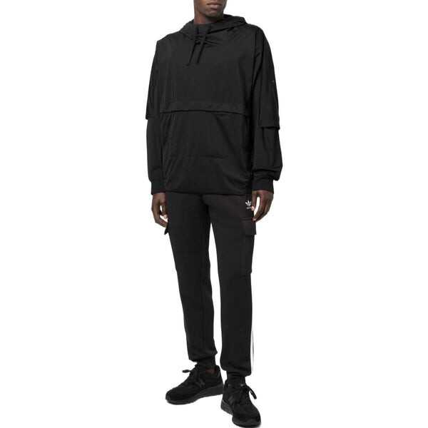 Спортивные штаны Men's adidas originals Solid Color Logo Printing Cargo Bundle Feet Sports Pants/Trousers/Joggers Black, черный — фото 2