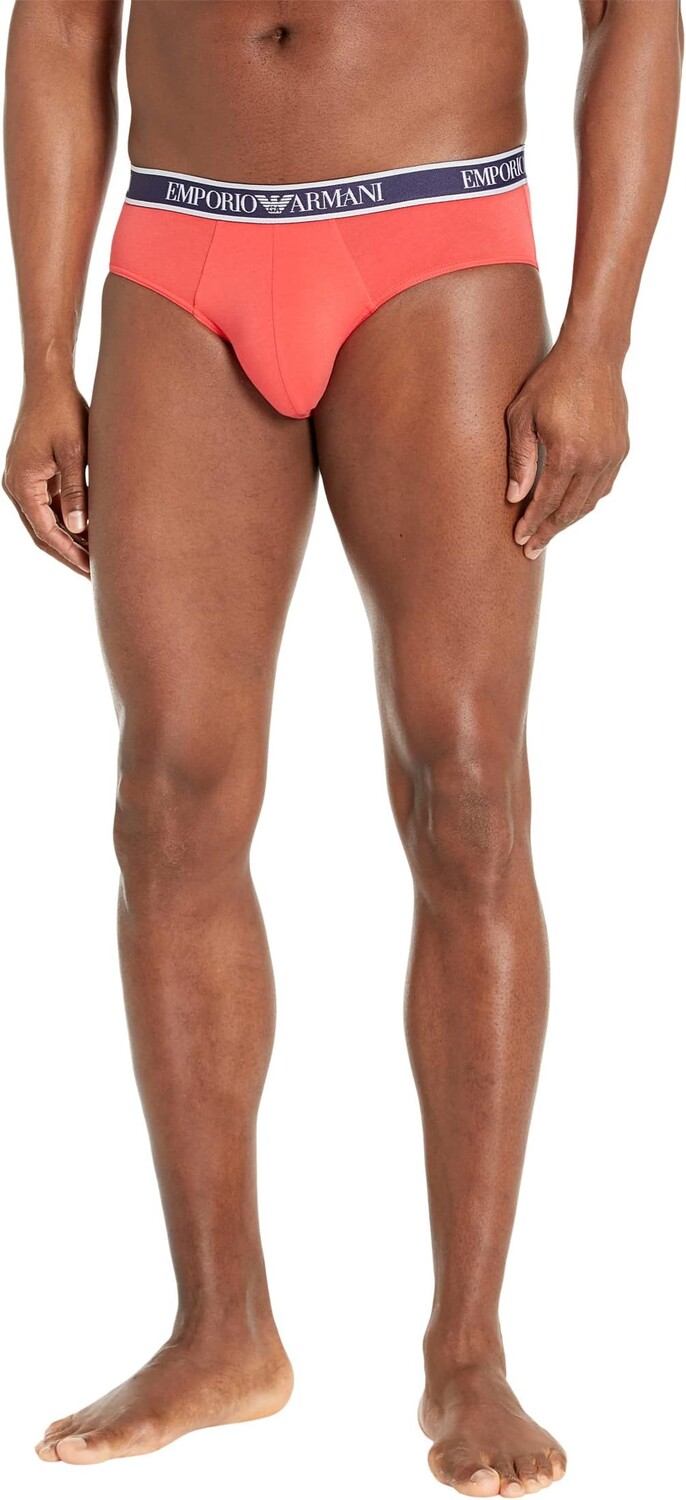 

Трусы Emporio Armani Core Logoband 3-Pack Brief, цвет Eclipse/Bitter/White