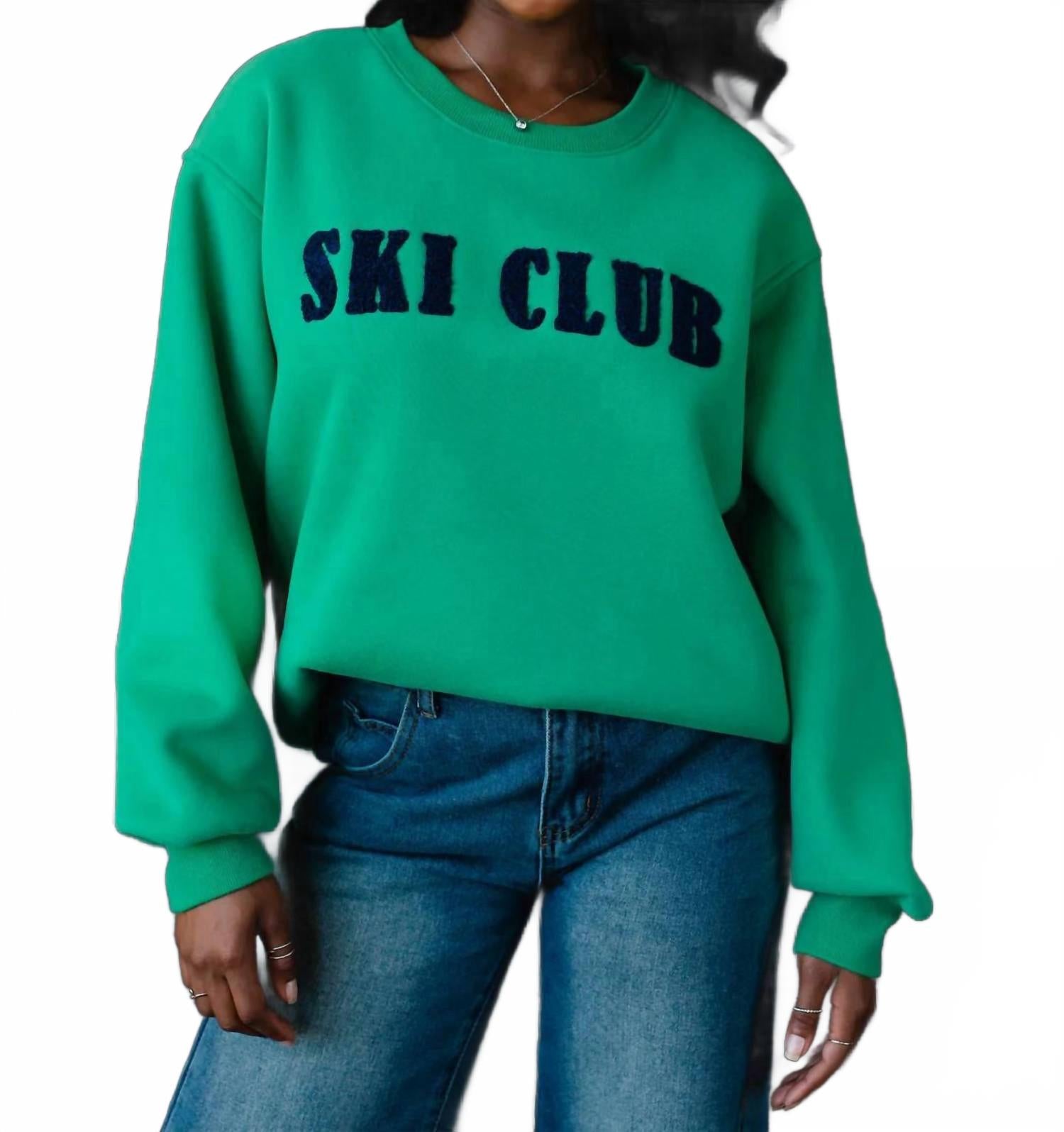 

Толстовка Ski Club зеленого цвета Finch La, зеленый