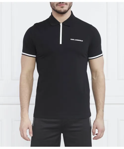 

Футболка поло Regular fit Karl Lagerfeld, черный