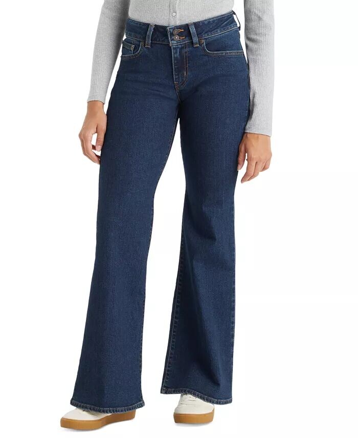 

Женские супернизкие расклешенные джинсы Levi's, синий