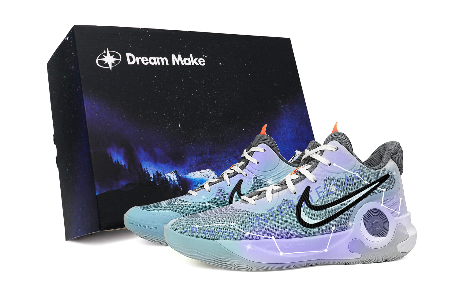 

Nike Кроссовки KD Trey 5 IX противоскользящие и износостойкие баланс низкие винтажные баскетбольные унисекс светло-голубые, цвет Light Blue