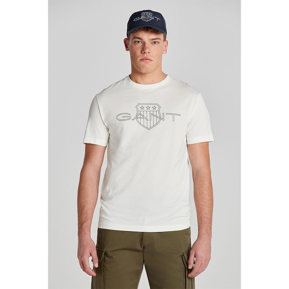 

Футболка с коротким рукавом Gant Logo, белый