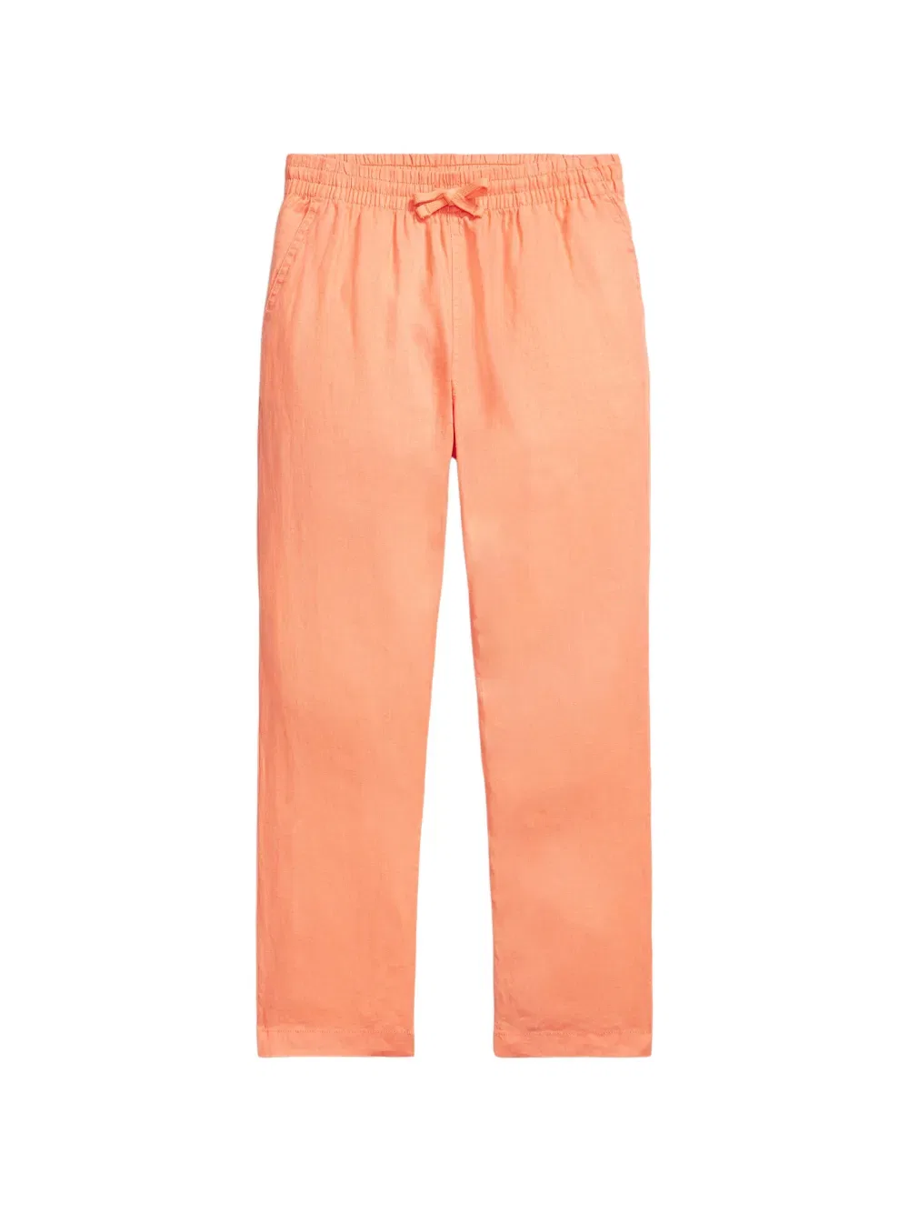 Брюки с карманами на шнуровке Polo Ralph Lauren Kids, оранжевый
