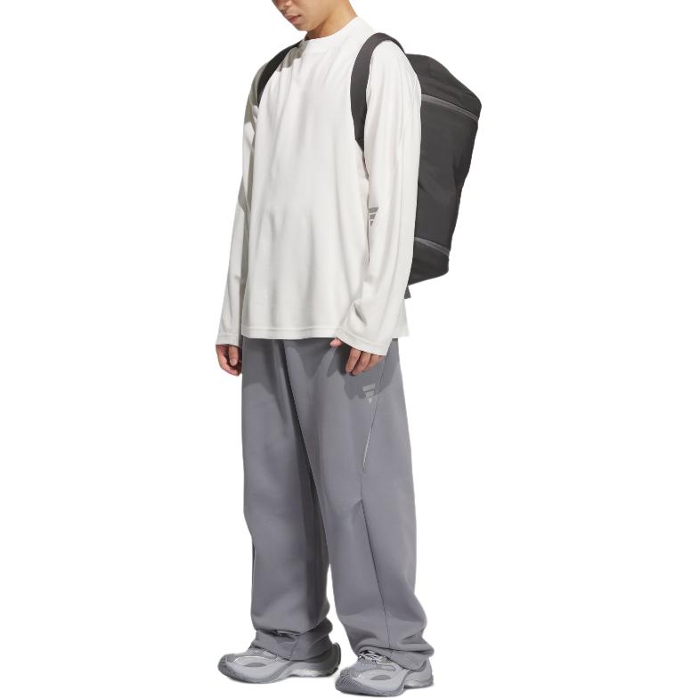 Брюки спортивные FOS SS25 KNIT TRACKSUIT BOTTOMS мужские Adidas, светло-серый — фото 4