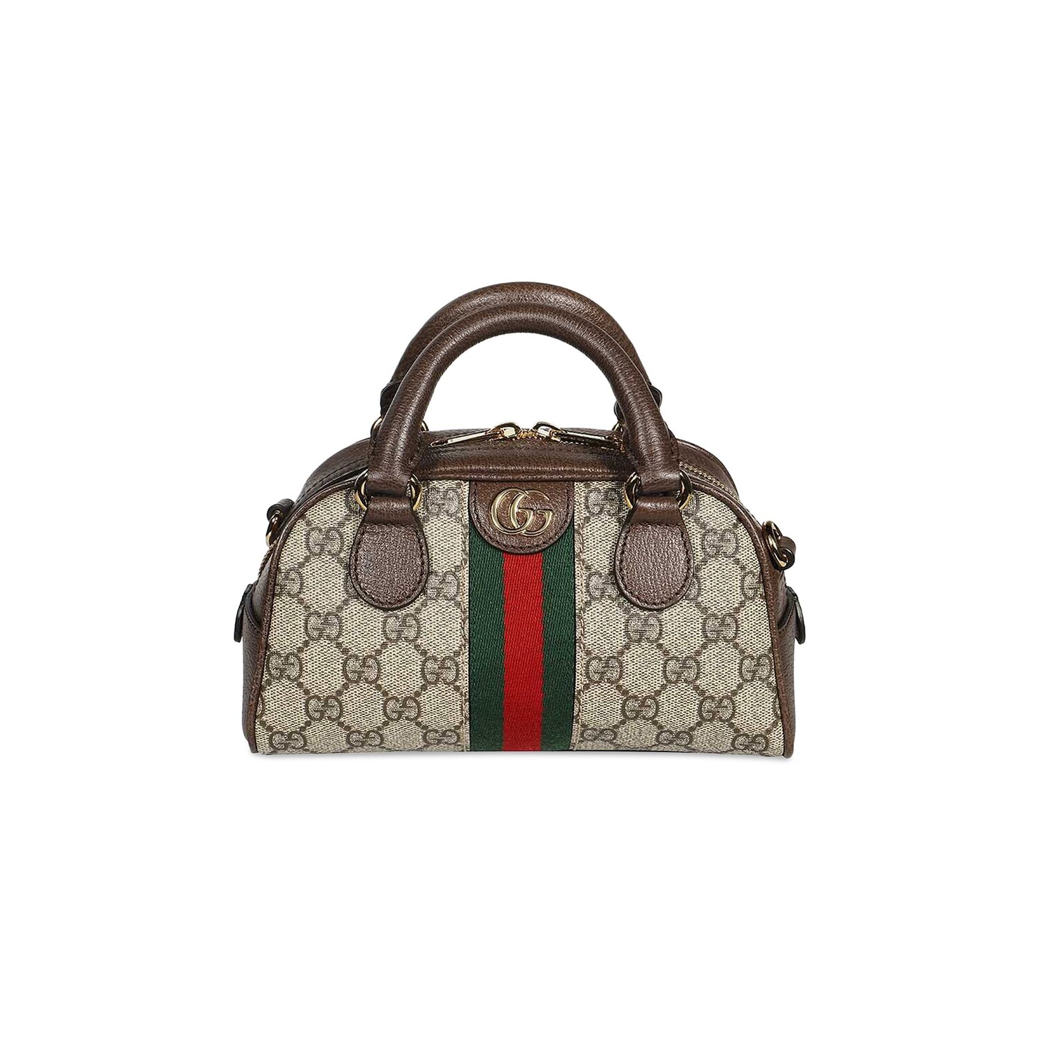 

Миниатюрная сумка Gucci Ophidia GG с ручкой сверху, Beige/Ebony Supreme