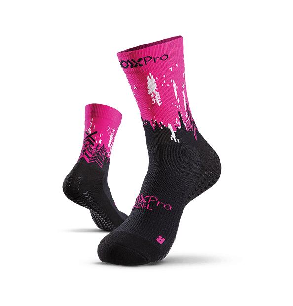 

GEARXPRO Носки для паделя SOXPro с защитой от растяжений, цвет: черный, флуоресцентный, фуксия