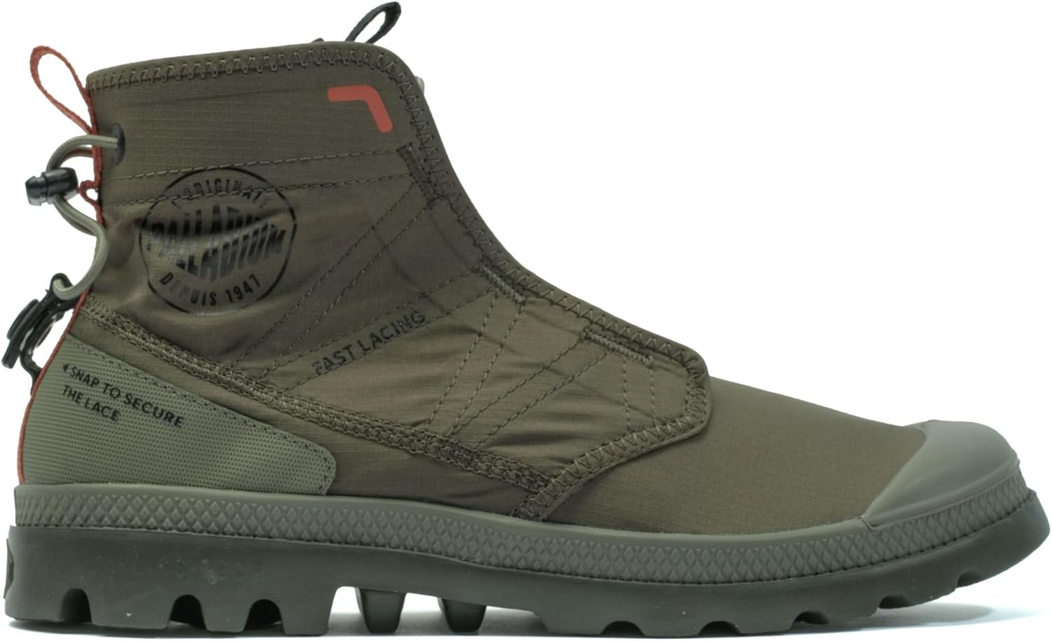 Мужские ботинки Palladium Pampa Travel Lite RS из нейлона Ripstop, зеленый